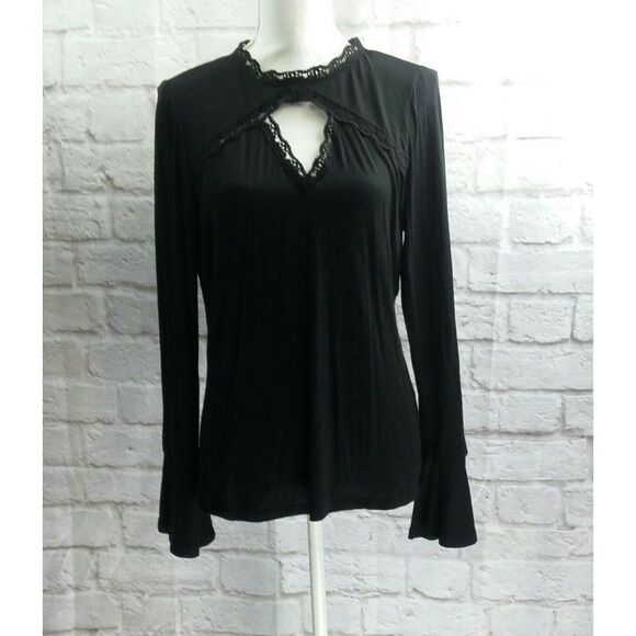 Adrianna Papell  Bell Sleeve Key-Hole - Picture 7 of 9